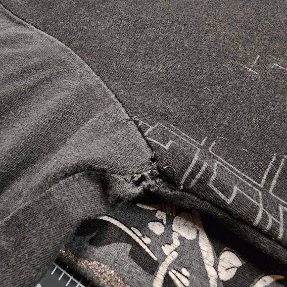 Red Ape Tshirt Mens Large Lion Survival Embellished Embroidered Streetwear Biker - Picture 11 of 12